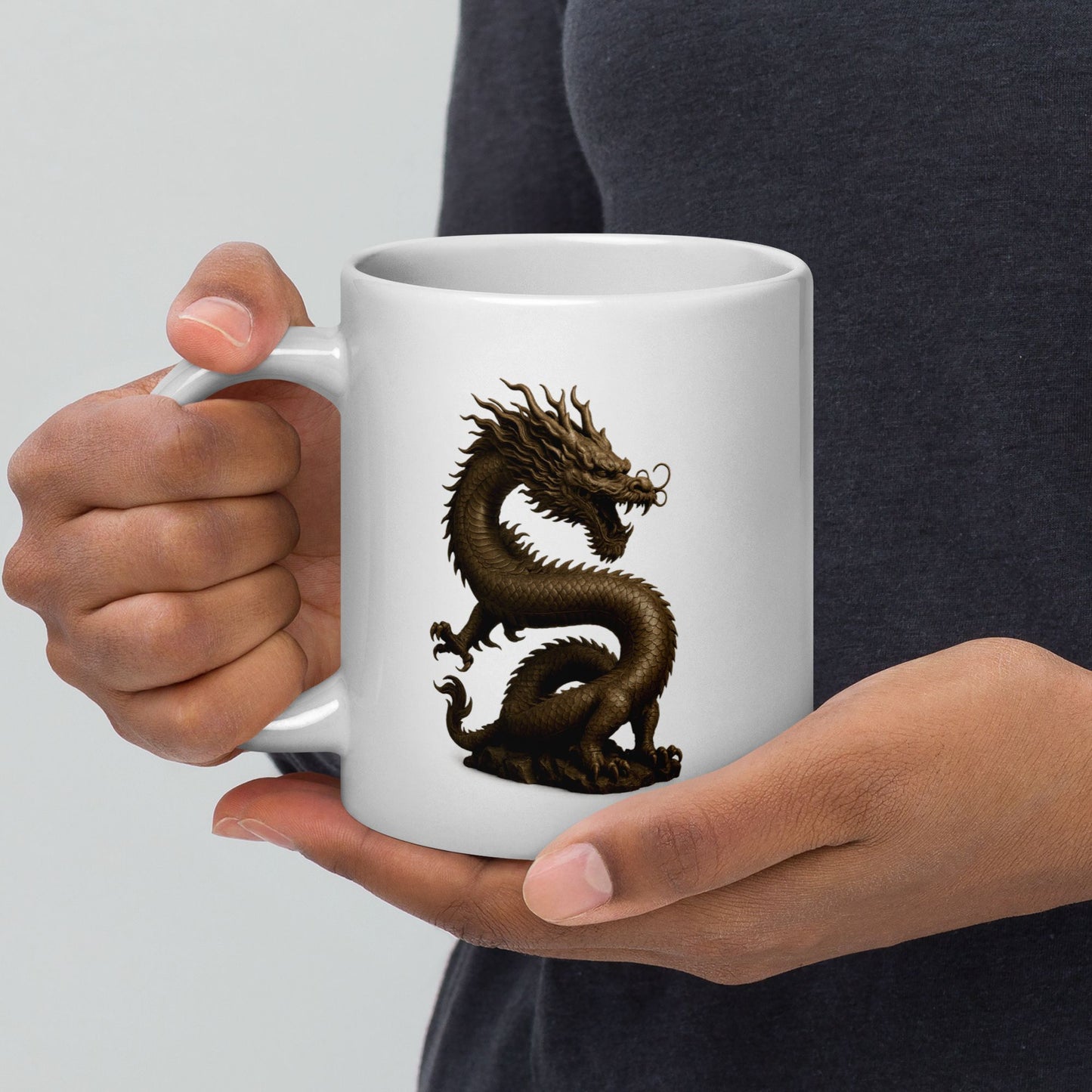 Dragon - White Glossy Mug
