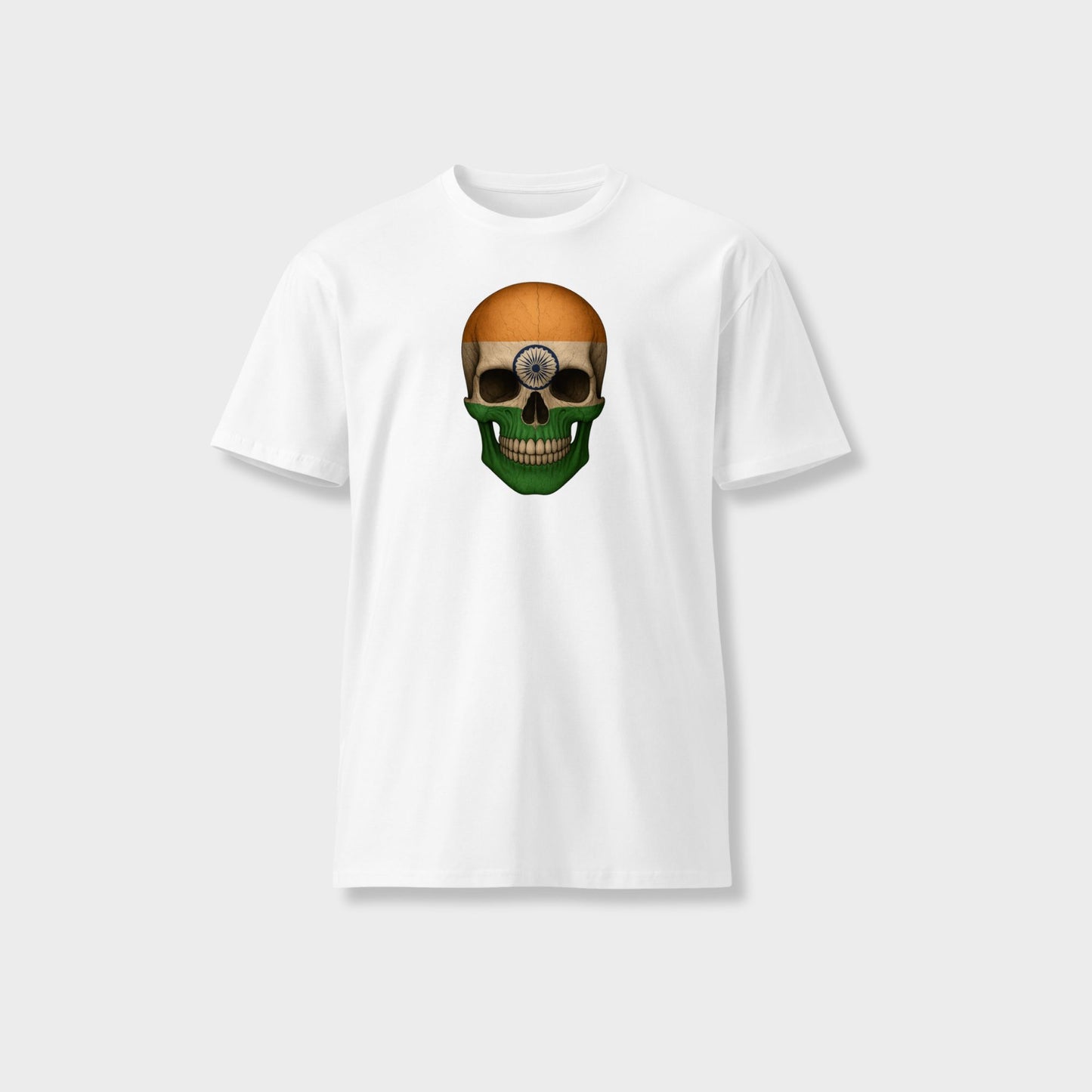 Indian Flag Skull - Unisex Premium T-Shirt