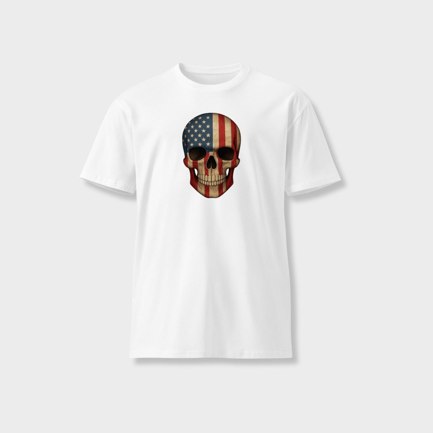 American Flag Skull - Unisex Premium T-Shirt