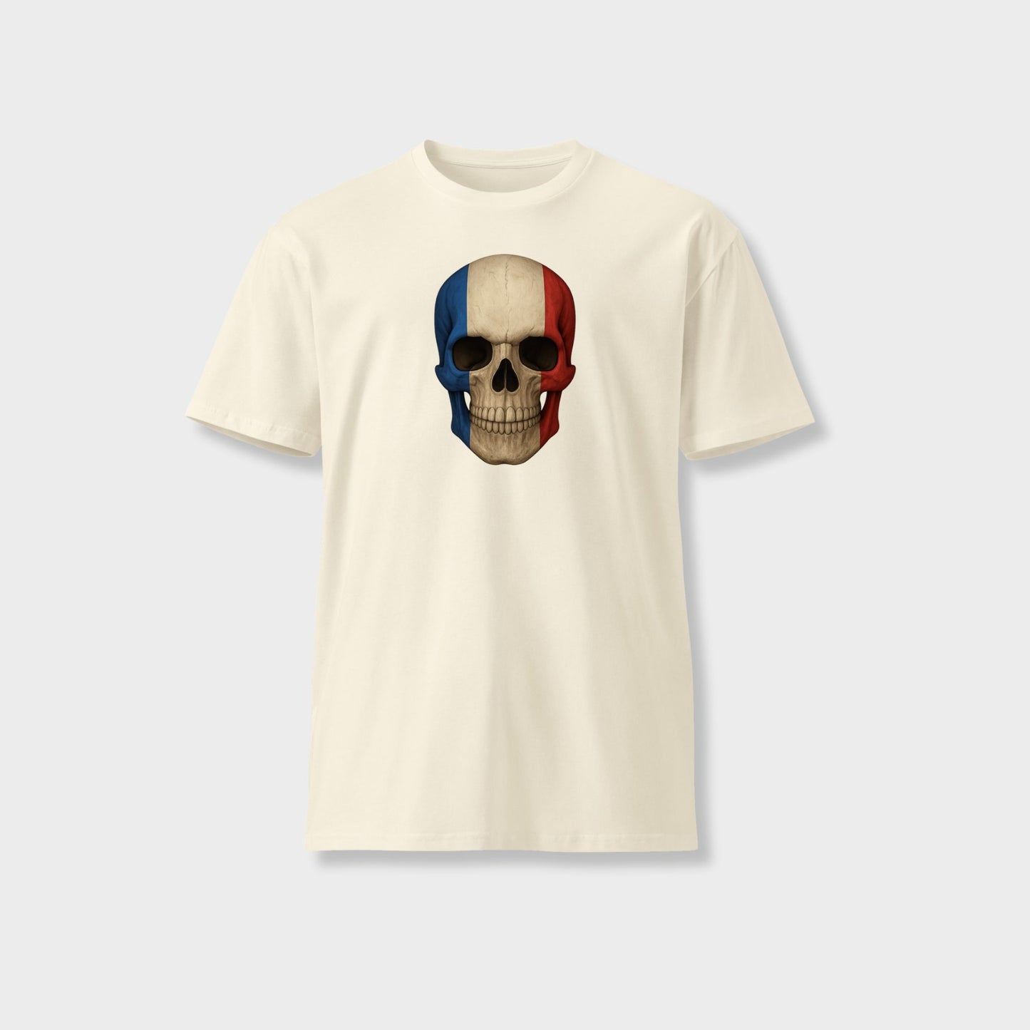 French Flag Skull - Unisex Premium T-Shirt