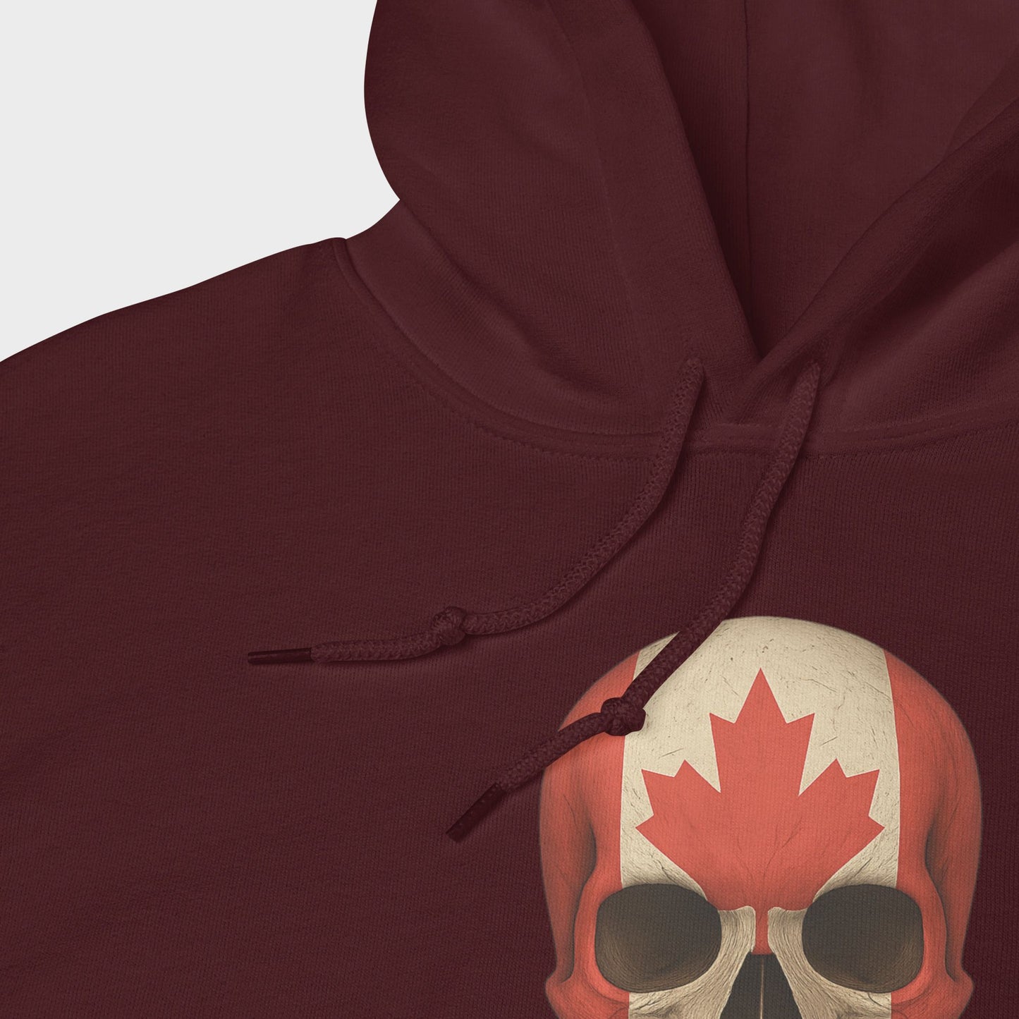 Canadian Flag Skull - Unisex Heavy Blend Hoodie