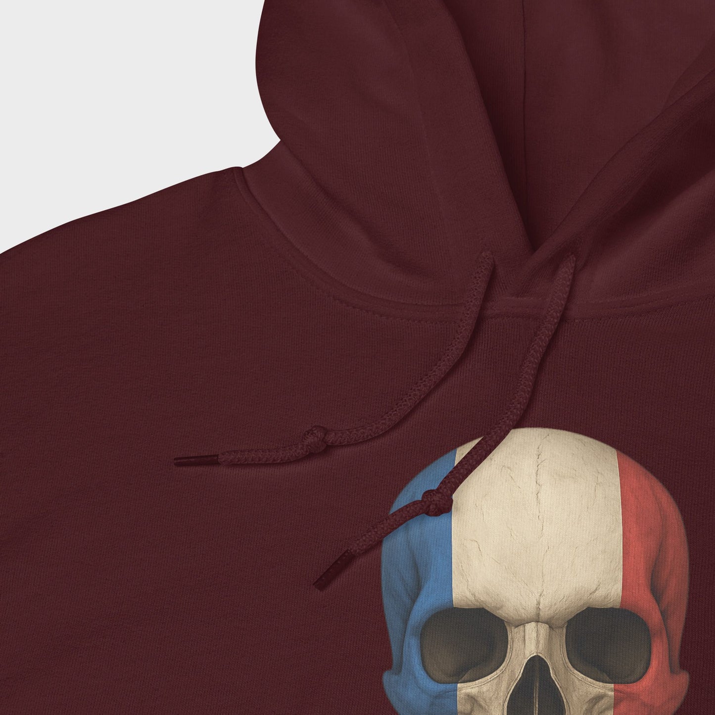French Flag Skull - Unisex Heavy Blend Hoodie