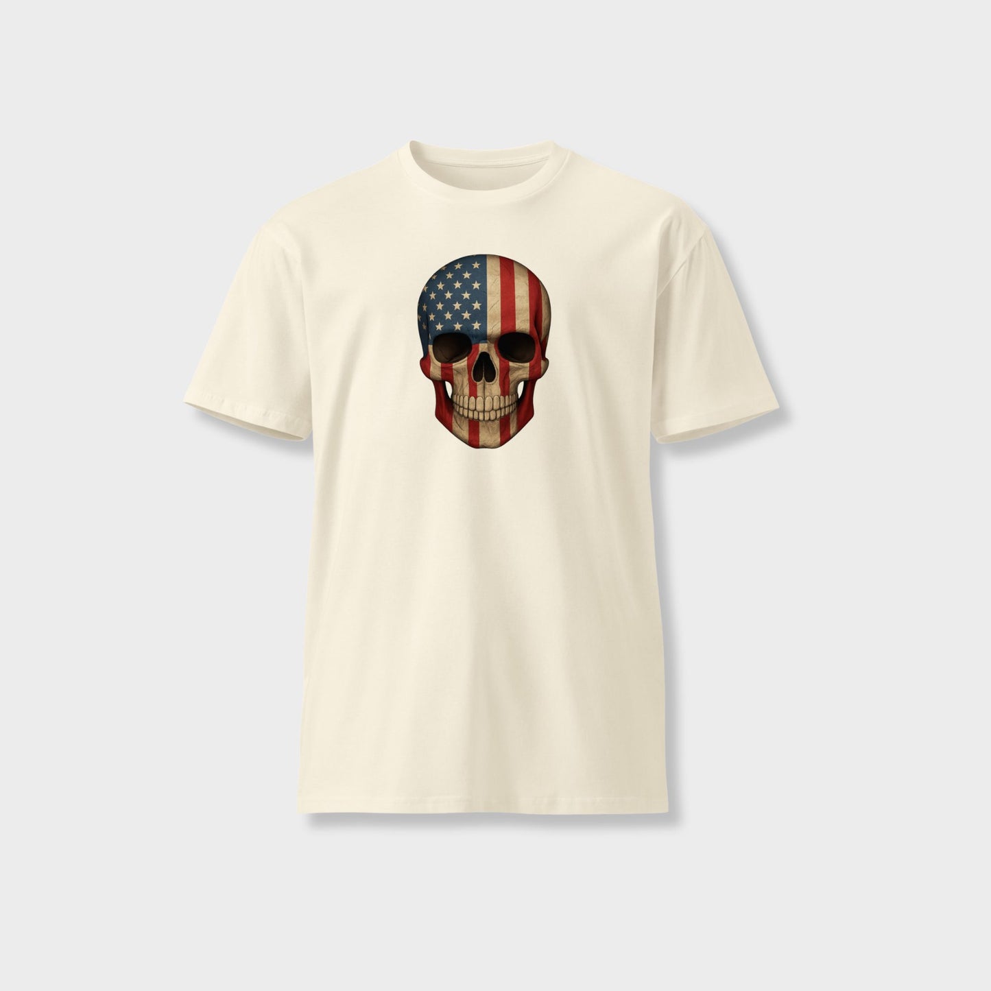 American Flag Skull - Unisex Premium T-Shirt