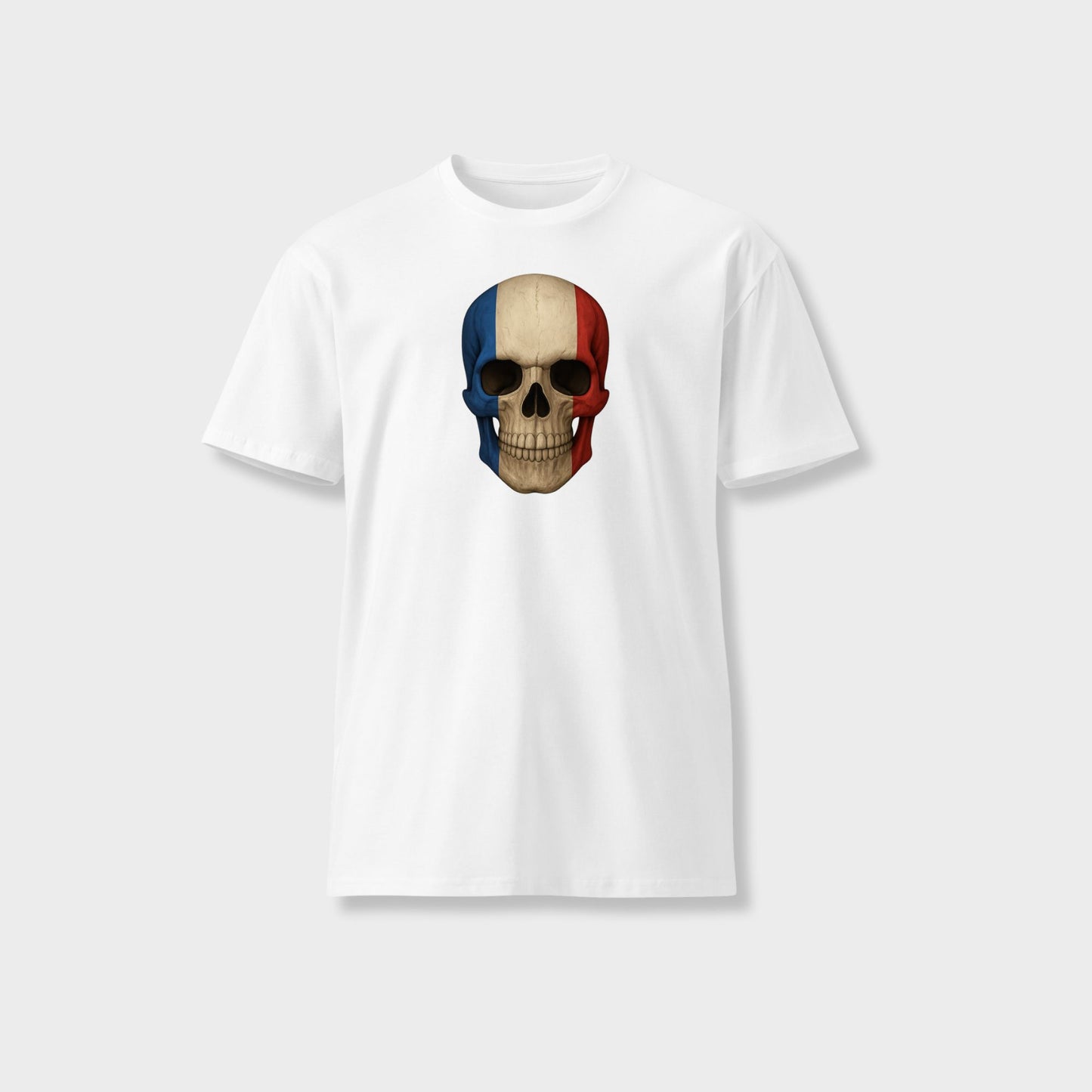 French Flag Skull - Unisex Premium T-Shirt