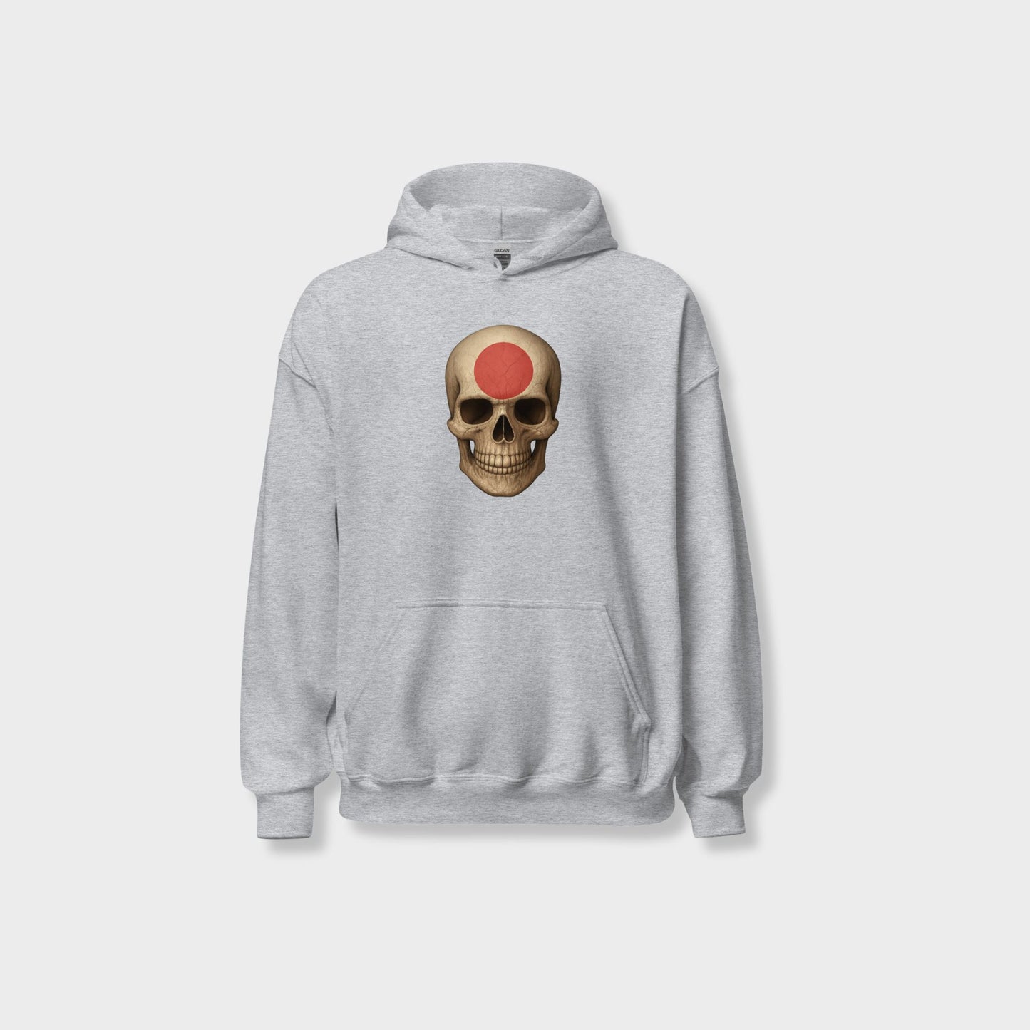 Japanese Flag Skull - Unisex Heavy Blend Hoodie