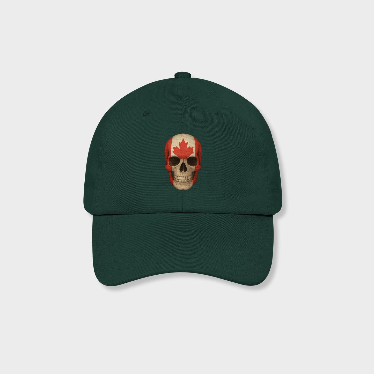 Canadian Flag Skull - Unisex Hat