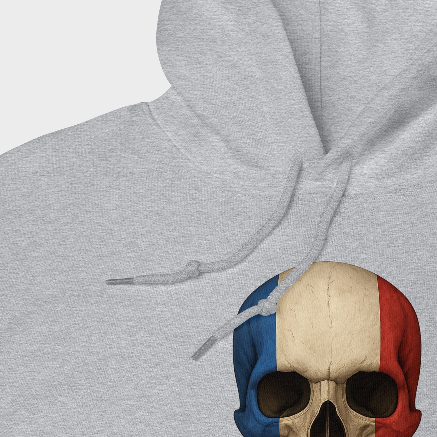 French Flag Skull - Unisex Heavy Blend Hoodie