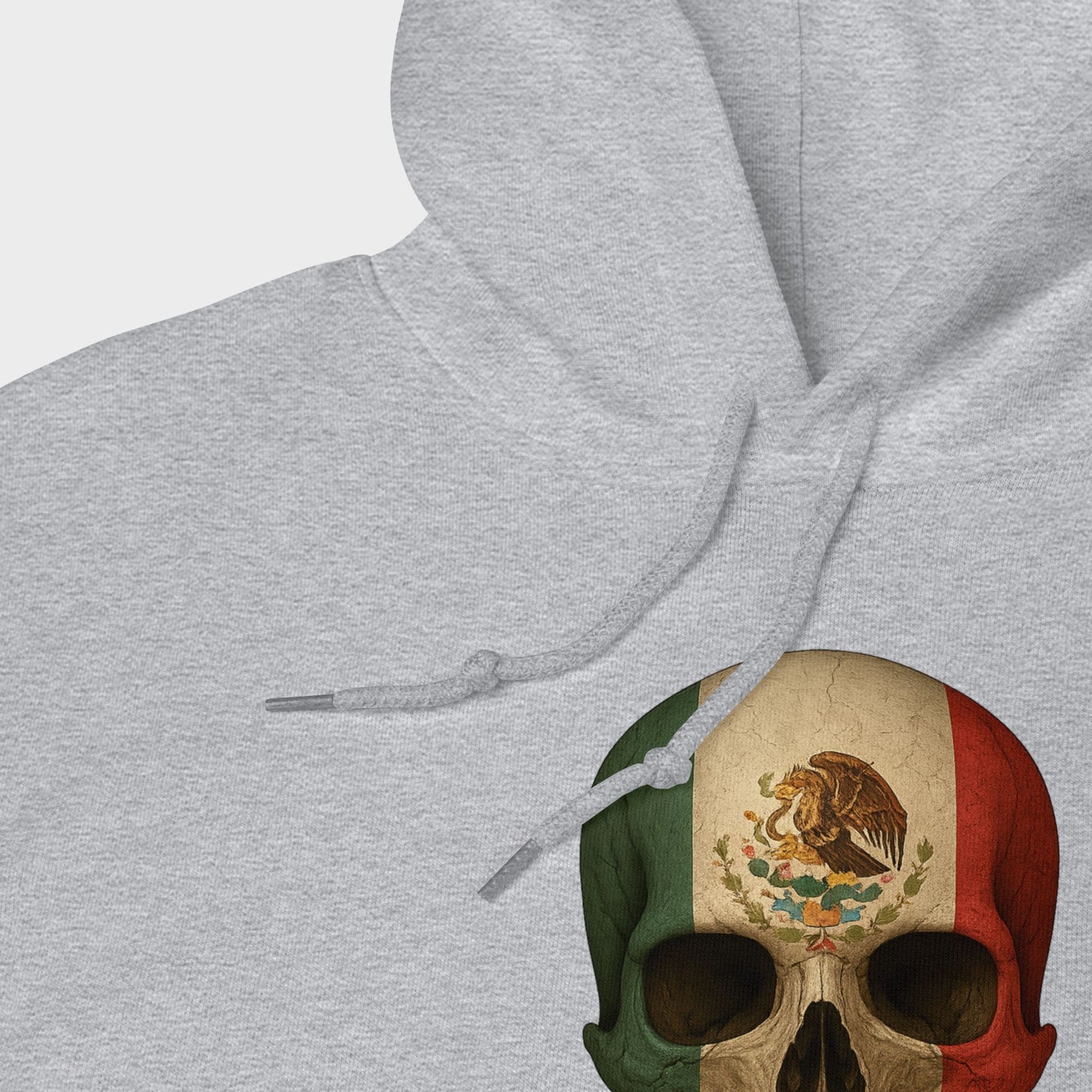 Mexican Flag Skull - Unisex Heavy Blend Hoodie