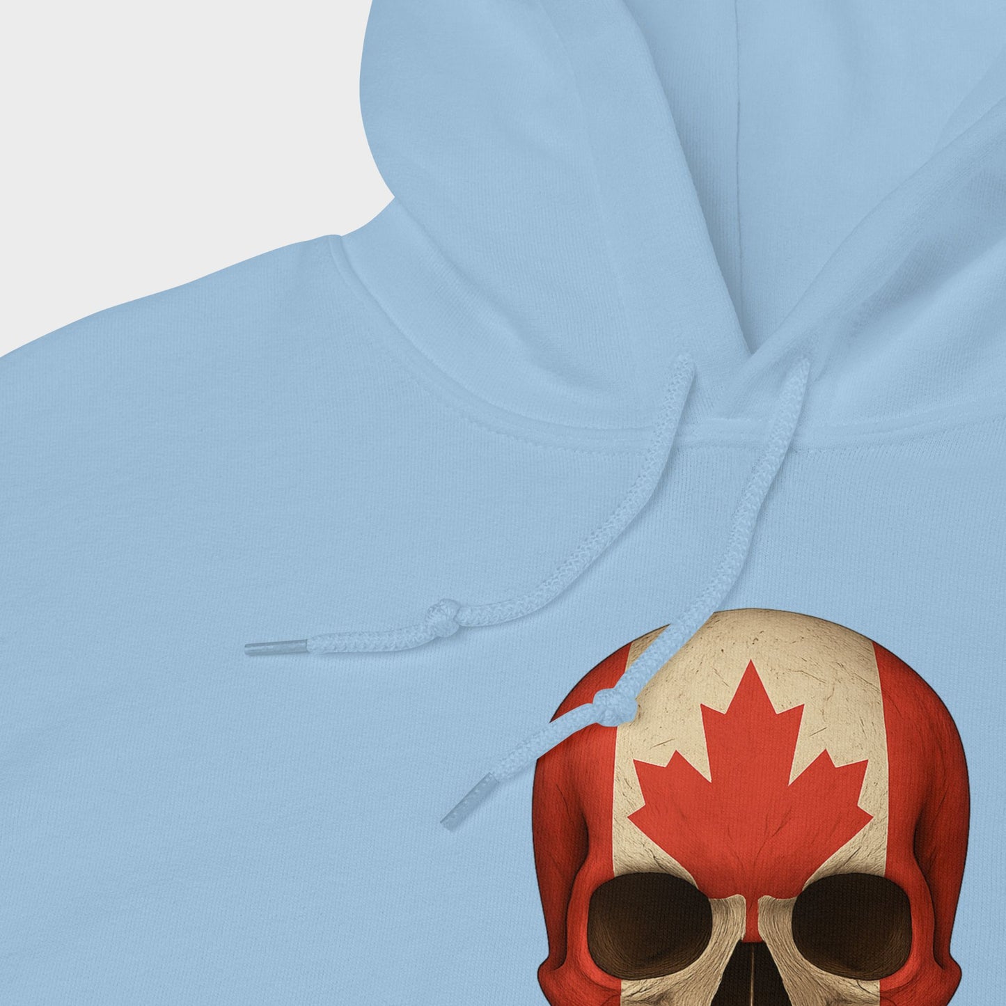 Canadian Flag Skull - Unisex Heavy Blend Hoodie