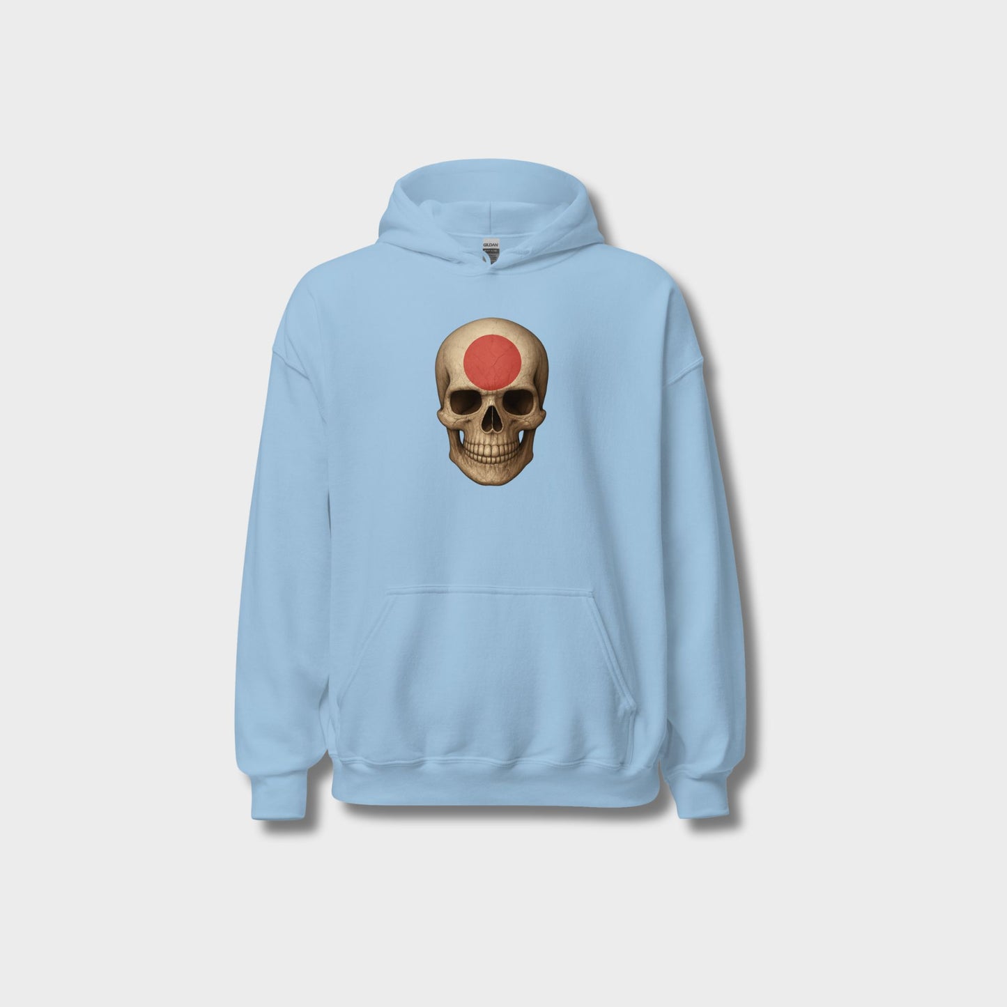 Japanese Flag Skull - Unisex Heavy Blend Hoodie
