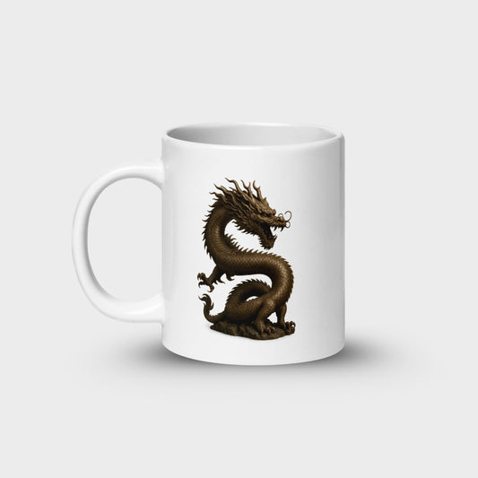 Dragon - White Glossy Mug