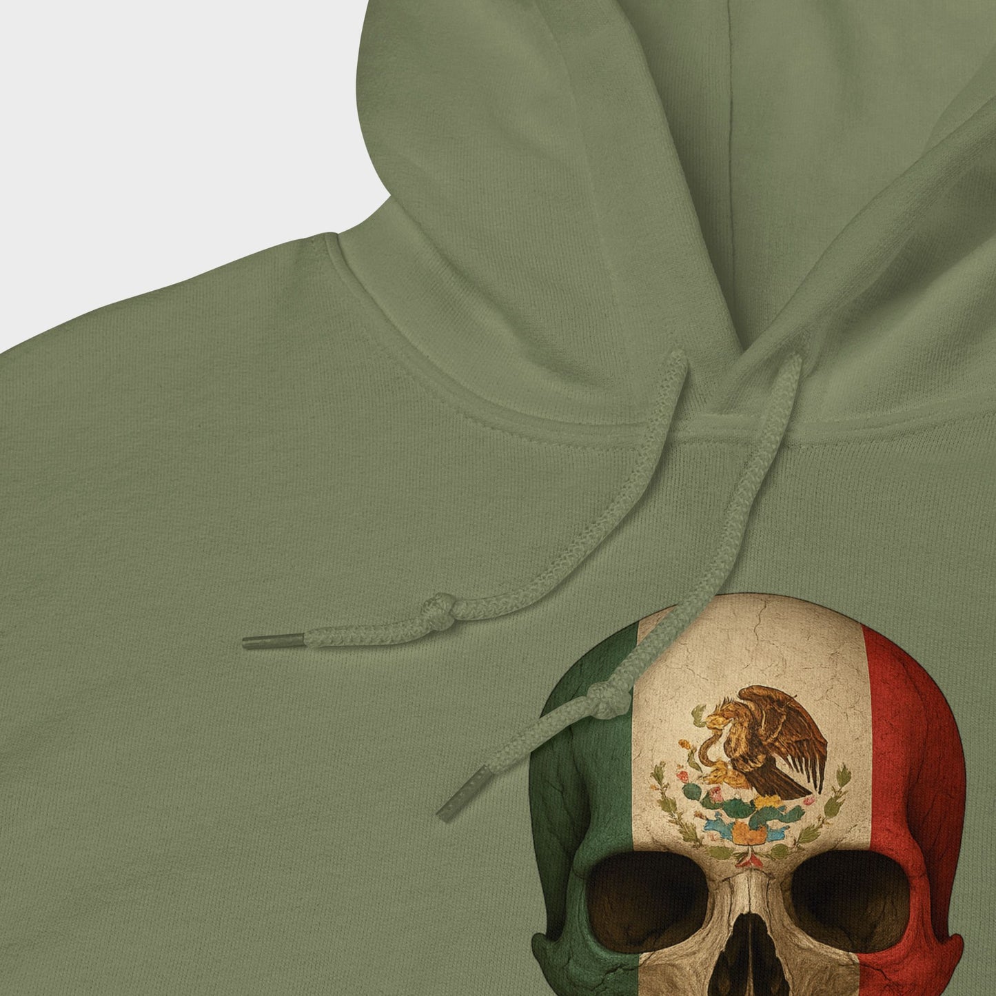Mexican Flag Skull - Unisex Heavy Blend Hoodie
