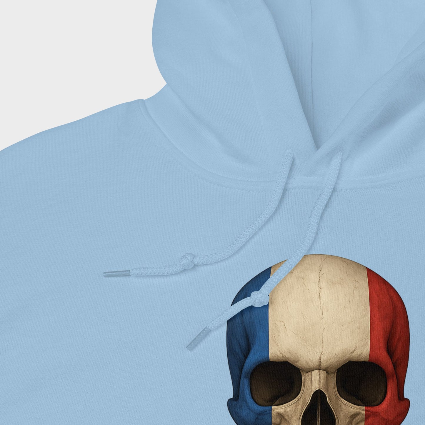 French Flag Skull - Unisex Heavy Blend Hoodie