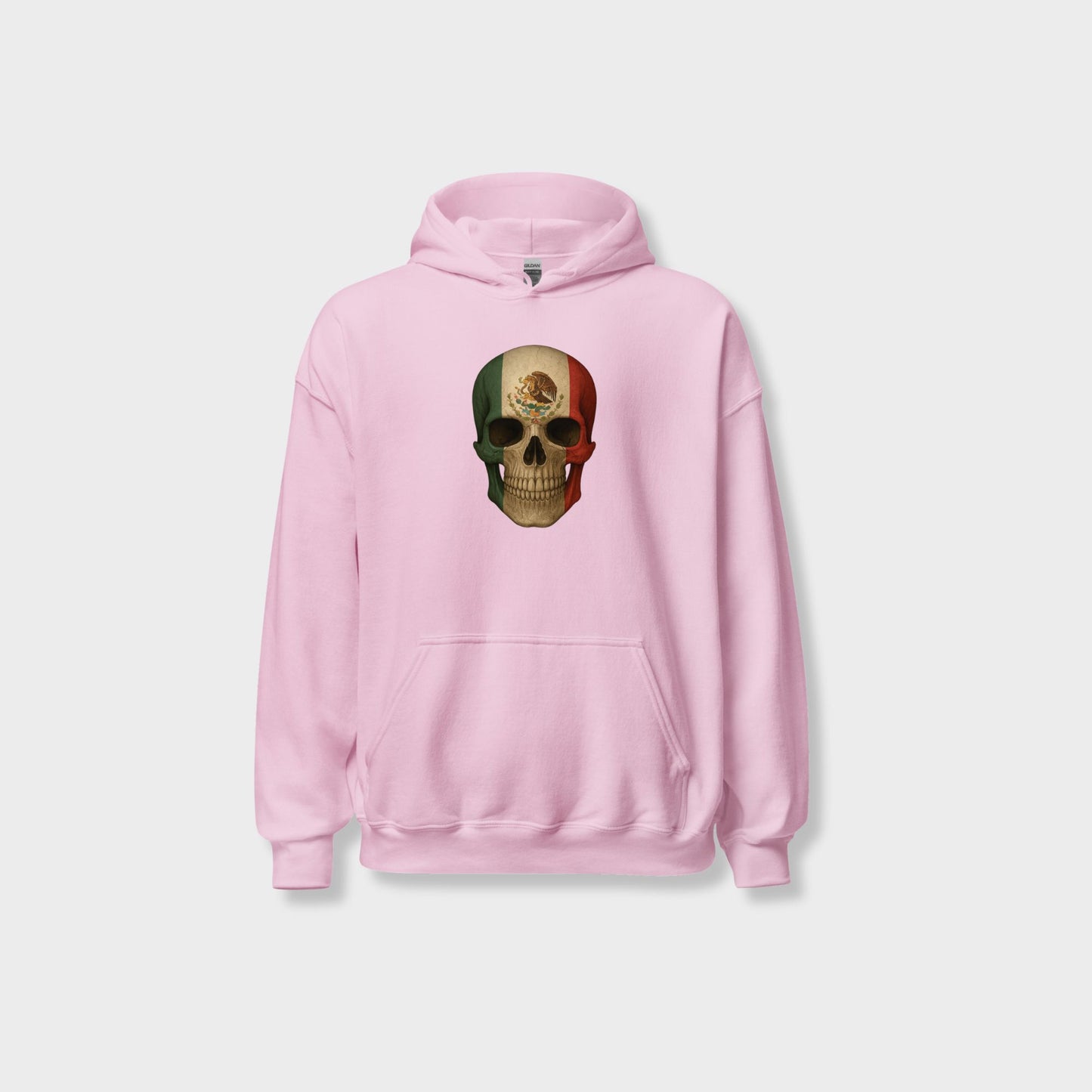 Mexican Flag Skull - Unisex Heavy Blend Hoodie