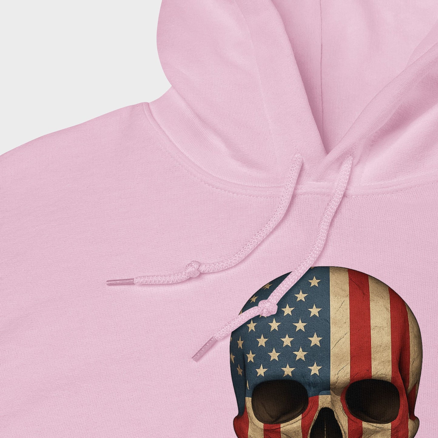 American Flag Skull - Unisex Heavy Blend Hoodie