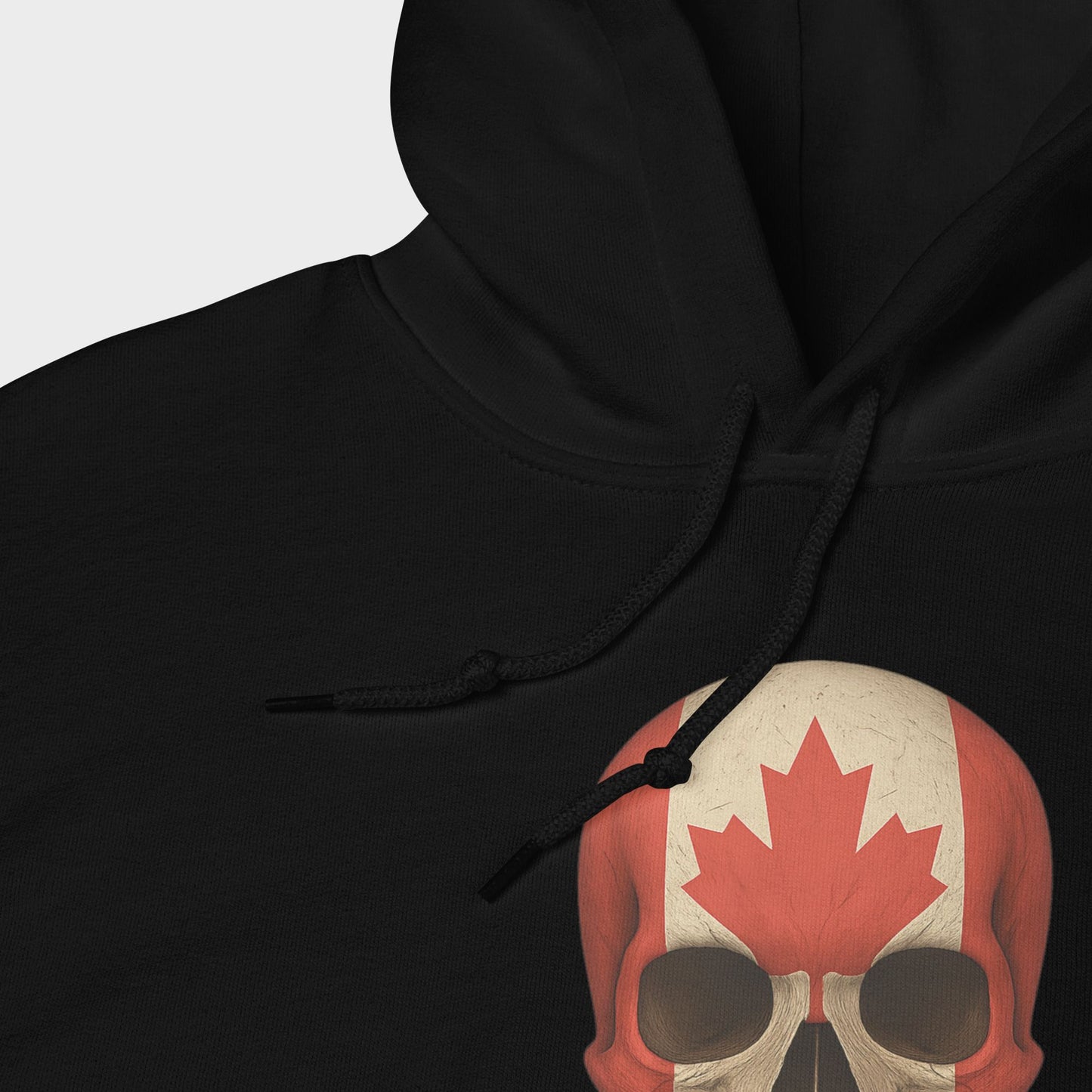 Canadian Flag Skull - Unisex Heavy Blend Hoodie