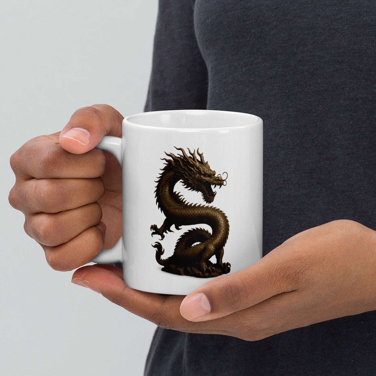 Dragon - White Glossy Mug