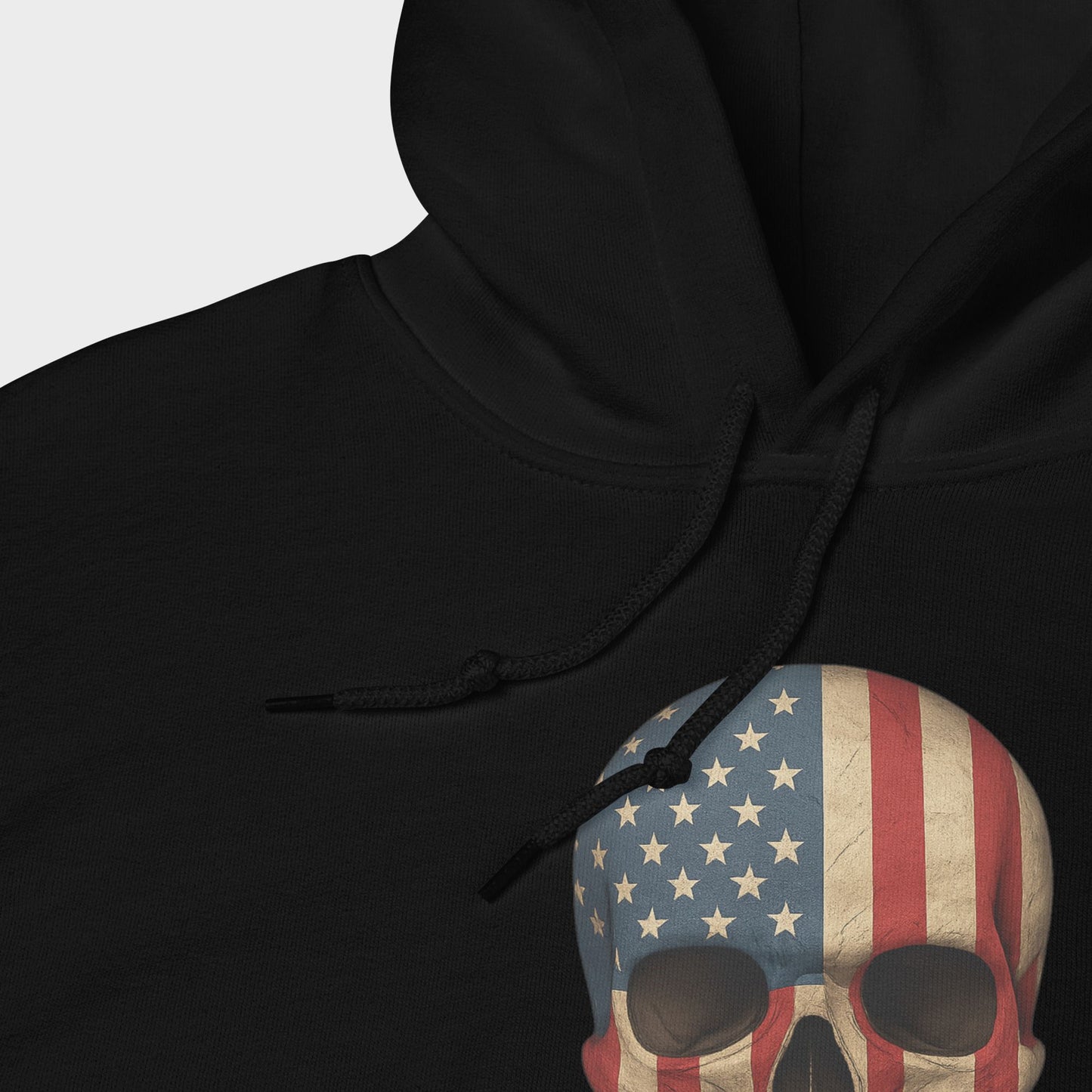 American Flag Skull - Unisex Heavy Blend Hoodie