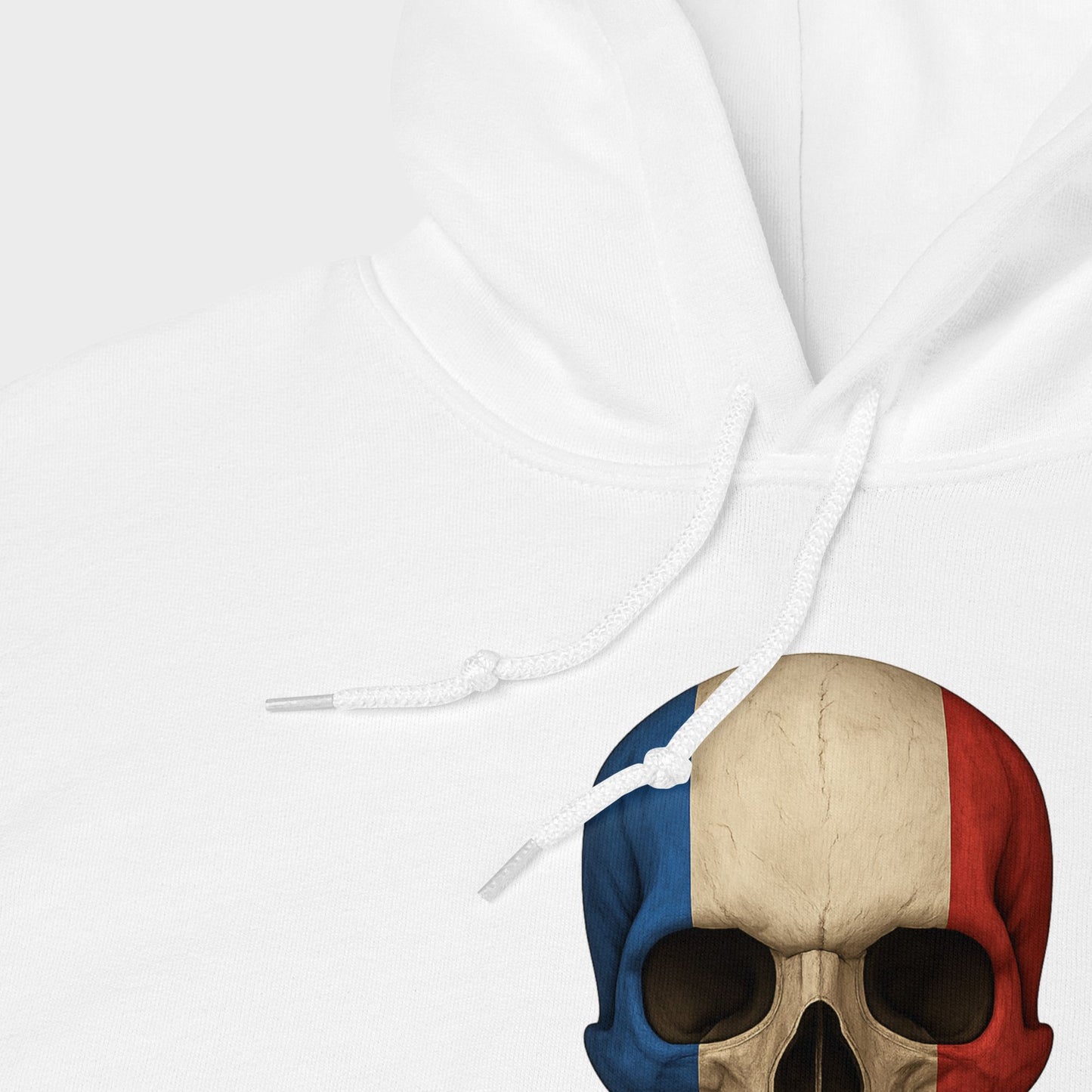 French Flag Skull - Unisex Heavy Blend Hoodie