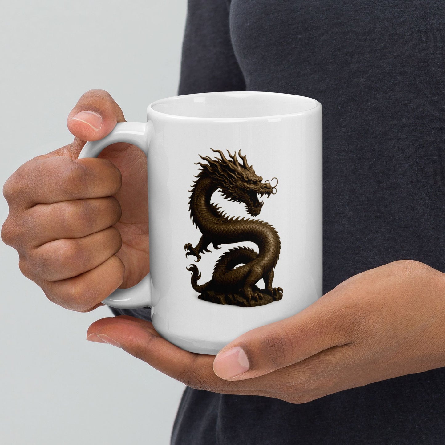 Dragon - White Glossy Mug