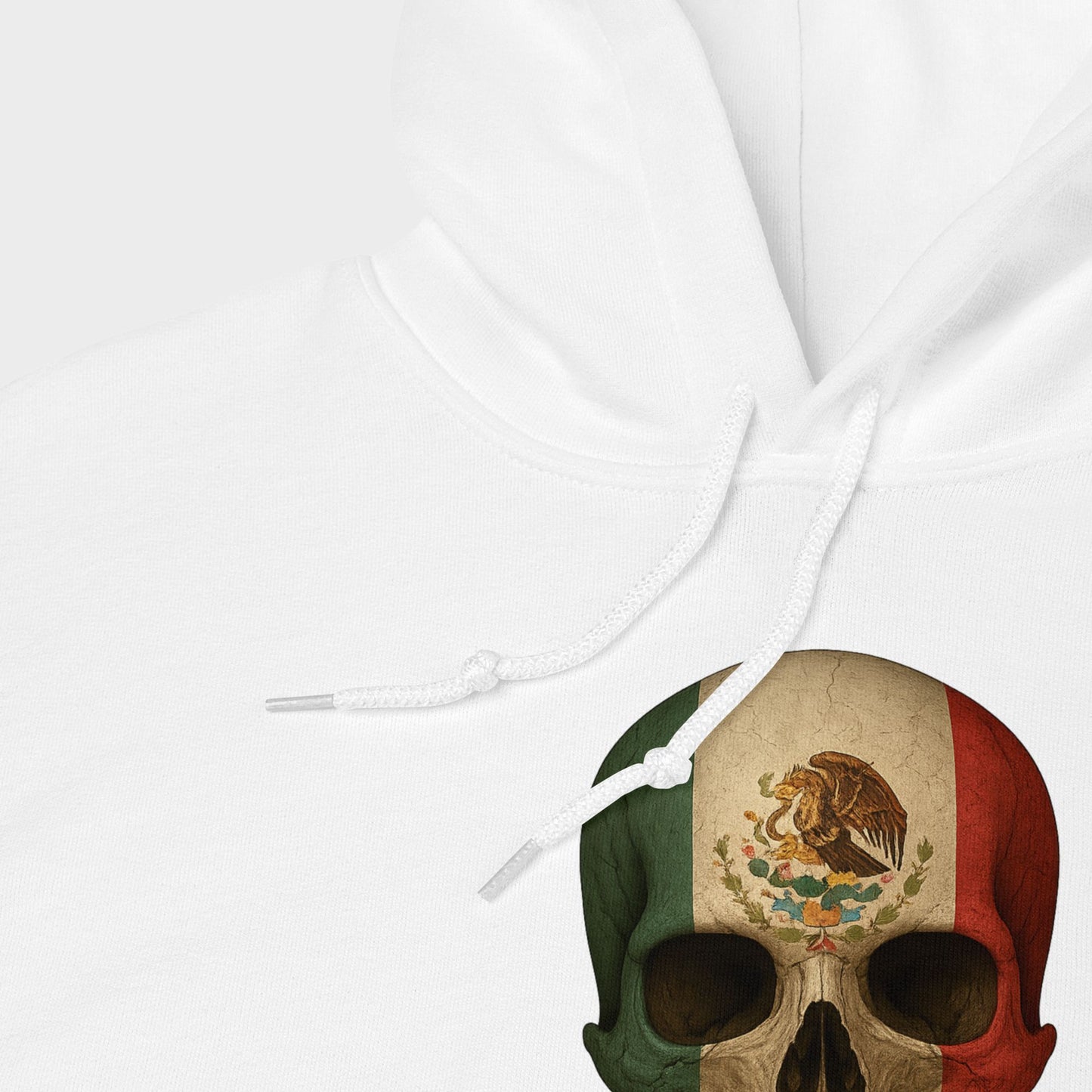 Mexican Flag Skull - Unisex Heavy Blend Hoodie