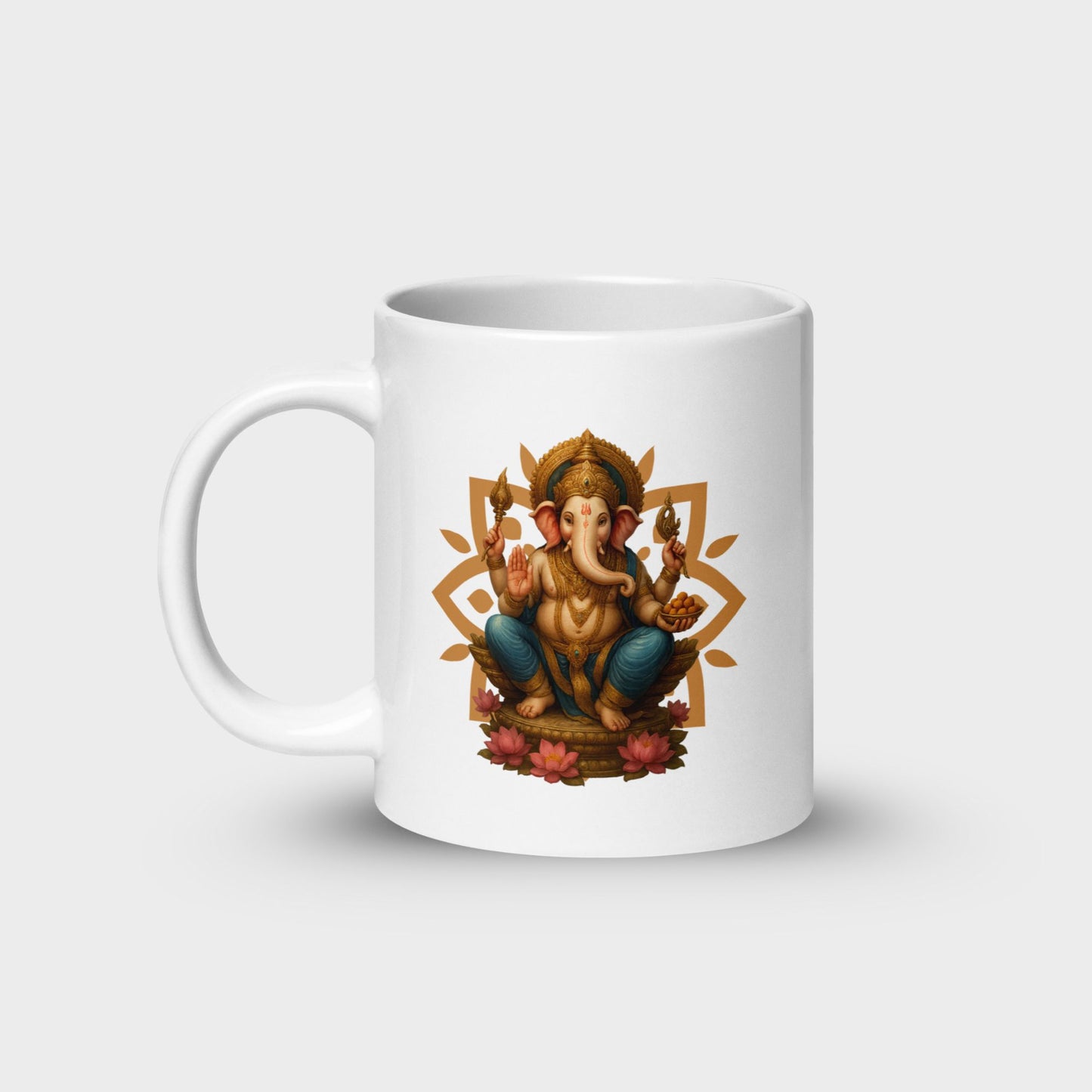 Ganesha - Mug blanc brillant