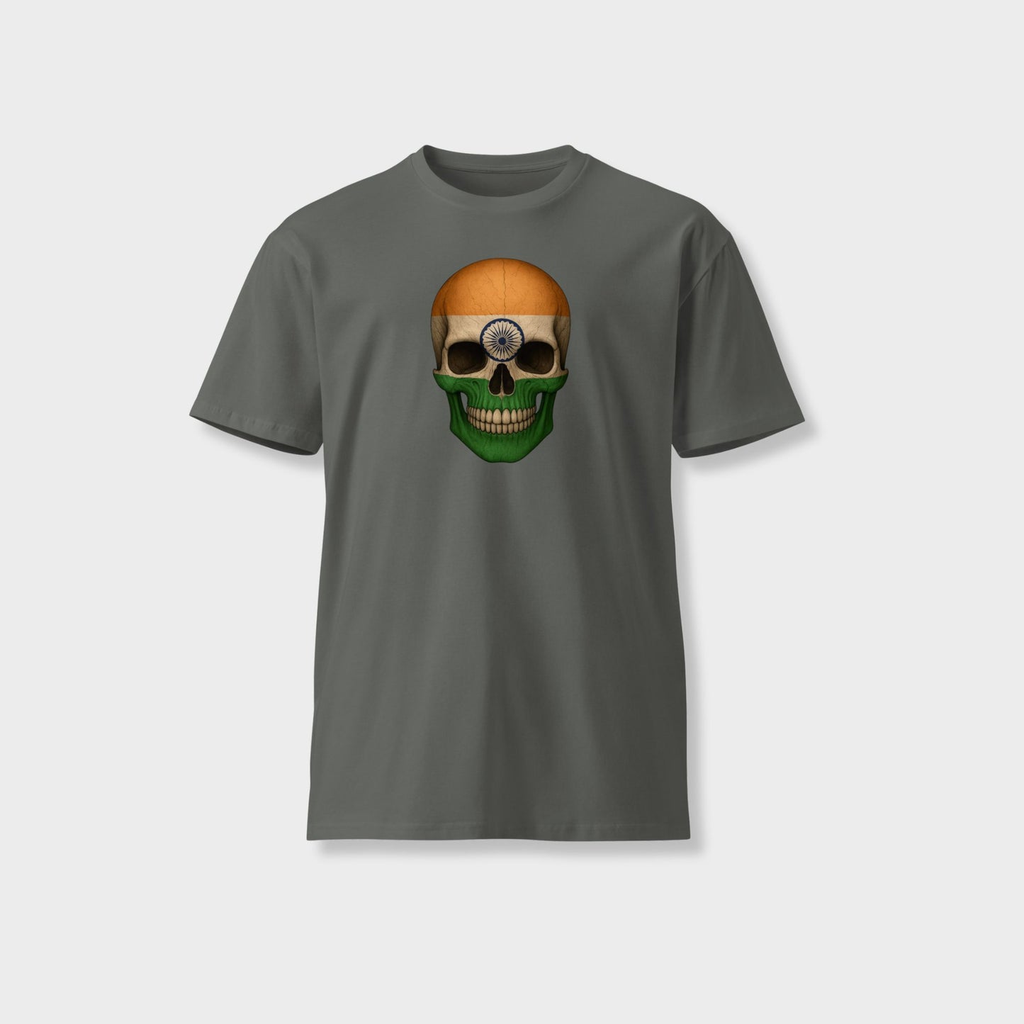 Indian Flag Skull - Unisex Premium T-Shirt