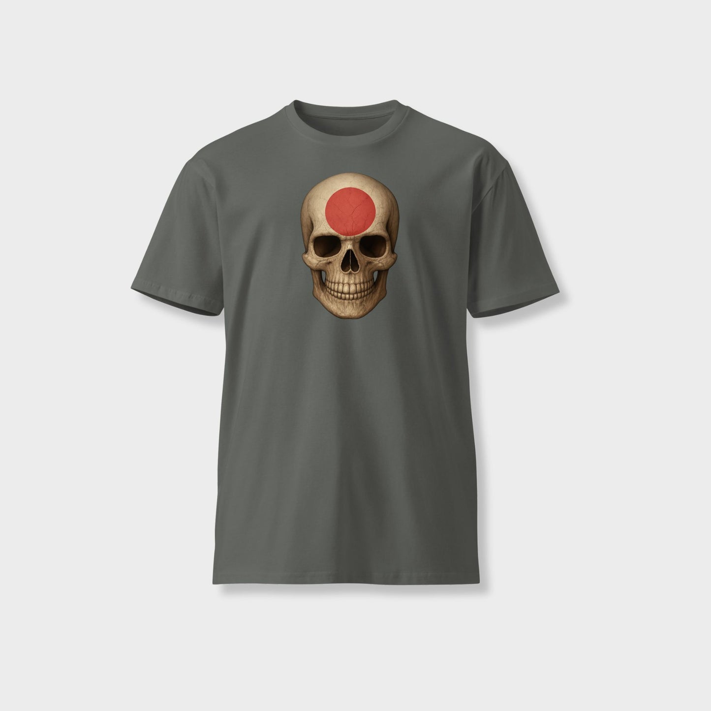 Japanese Flag Skull - Unisex Premium T-Shirt