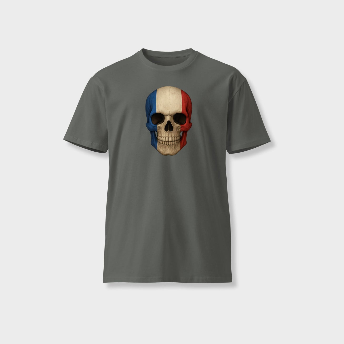 French Flag Skull - Unisex Premium T-Shirt