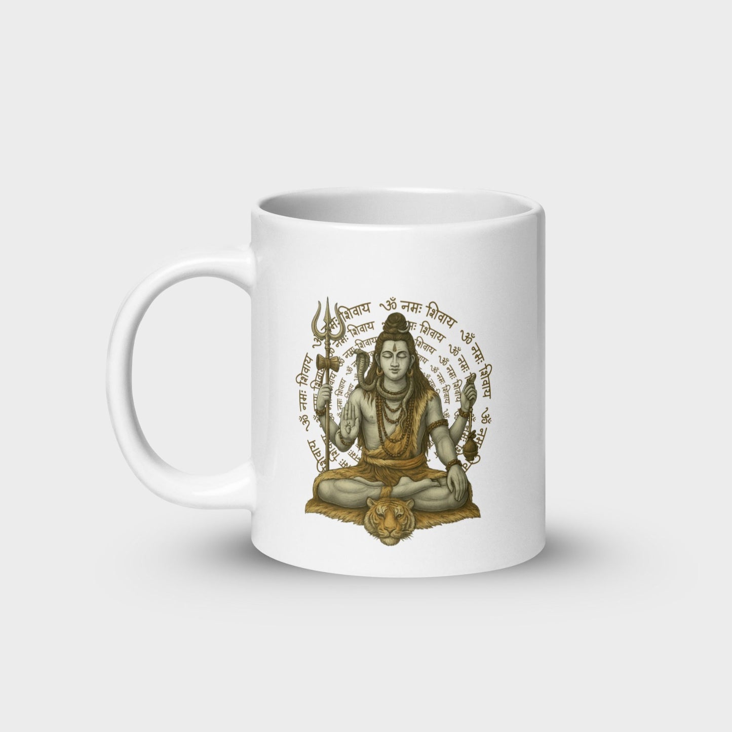 Shiva - Taza blanca brillante