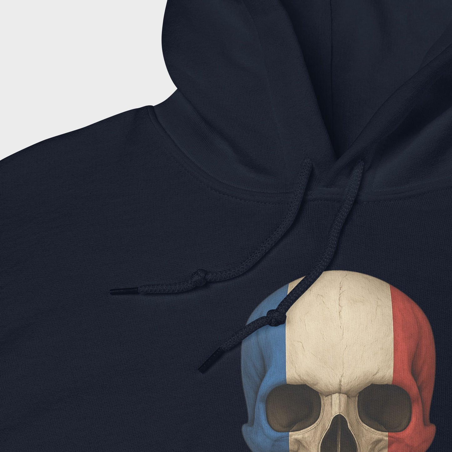 French Flag Skull - Unisex Heavy Blend Hoodie