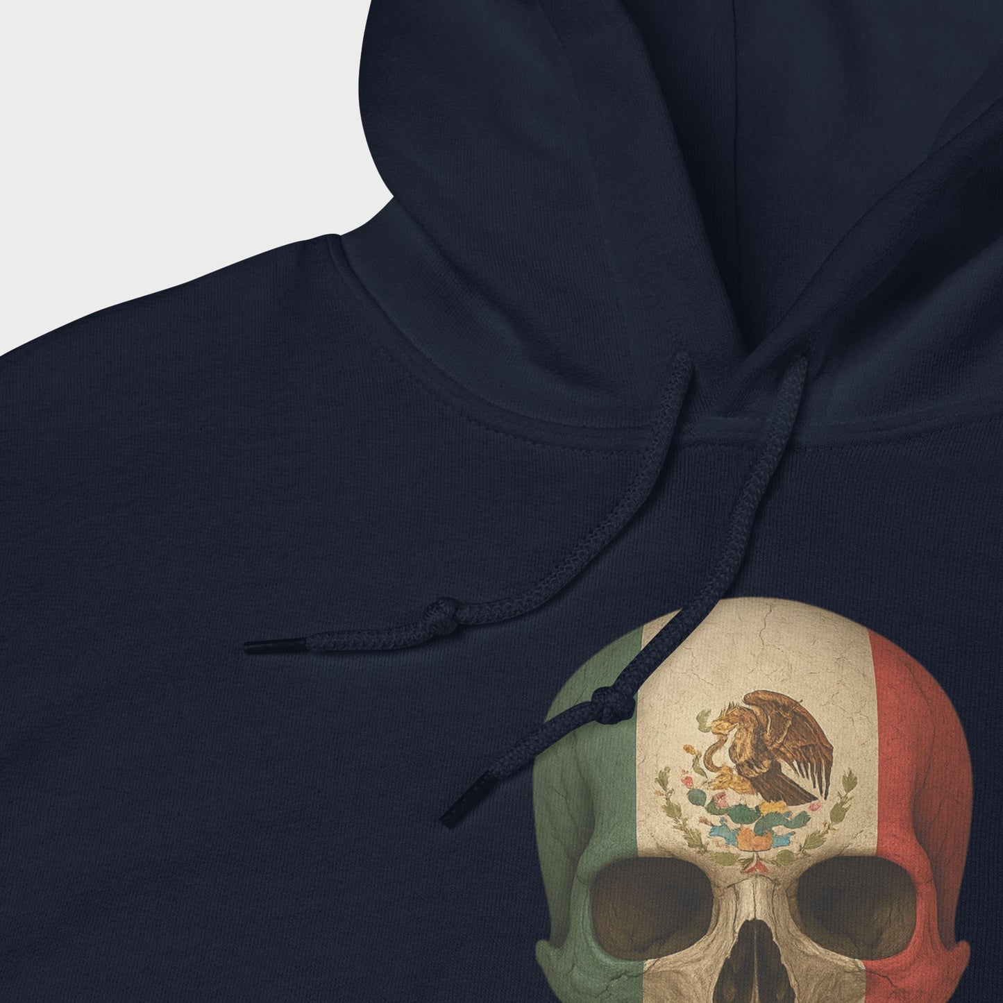 Mexican Flag Skull - Unisex Heavy Blend Hoodie