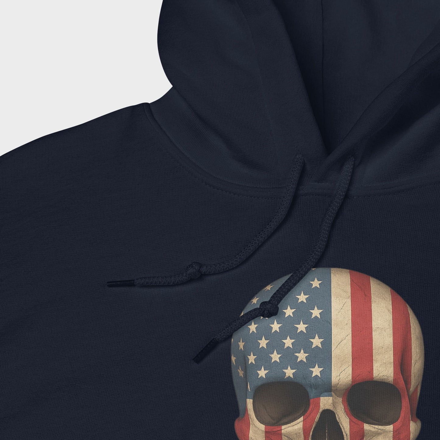 American Flag Skull - Unisex Heavy Blend Hoodie