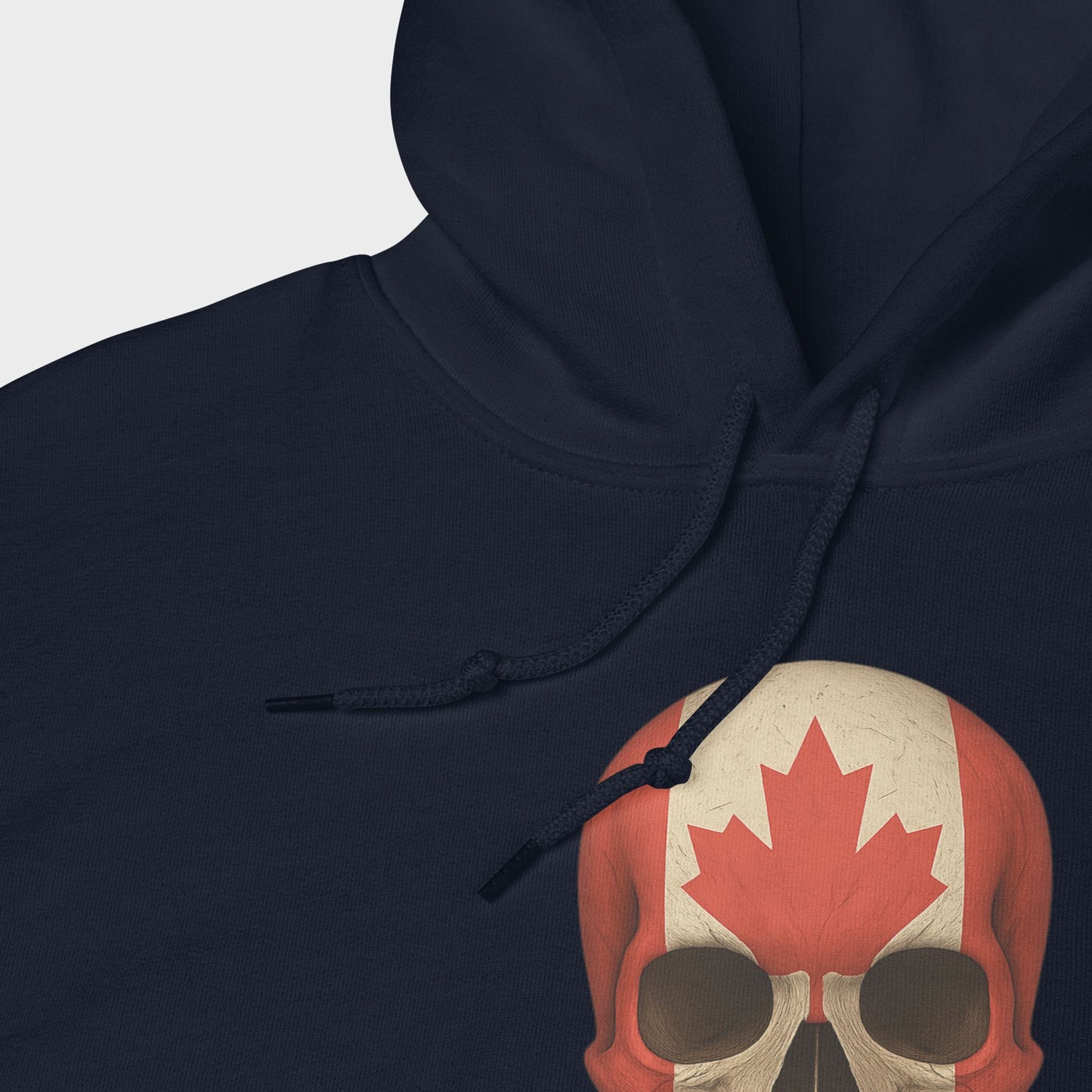 Canadian Flag Skull - Unisex Heavy Blend Hoodie