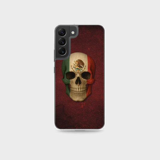 Mexican Flag Skull - Clear Case for Samsung®