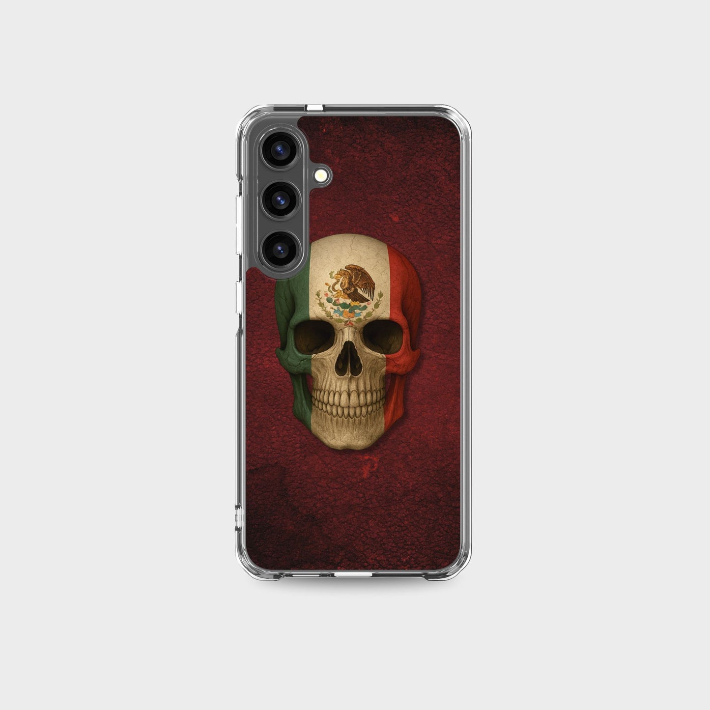 Mexican Flag Skull - Clear Case for Samsung®