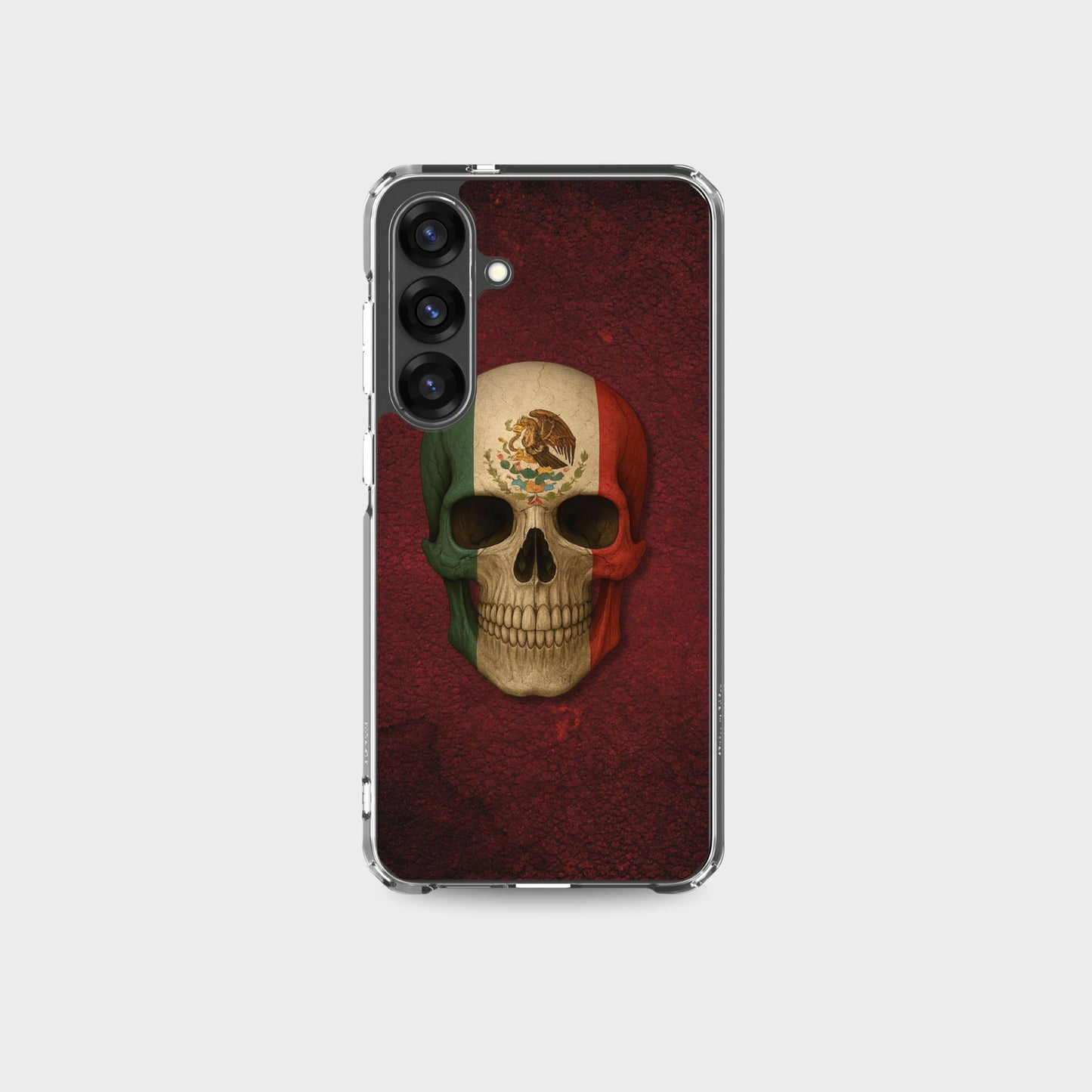 Mexican Flag Skull - Clear Case for Samsung®