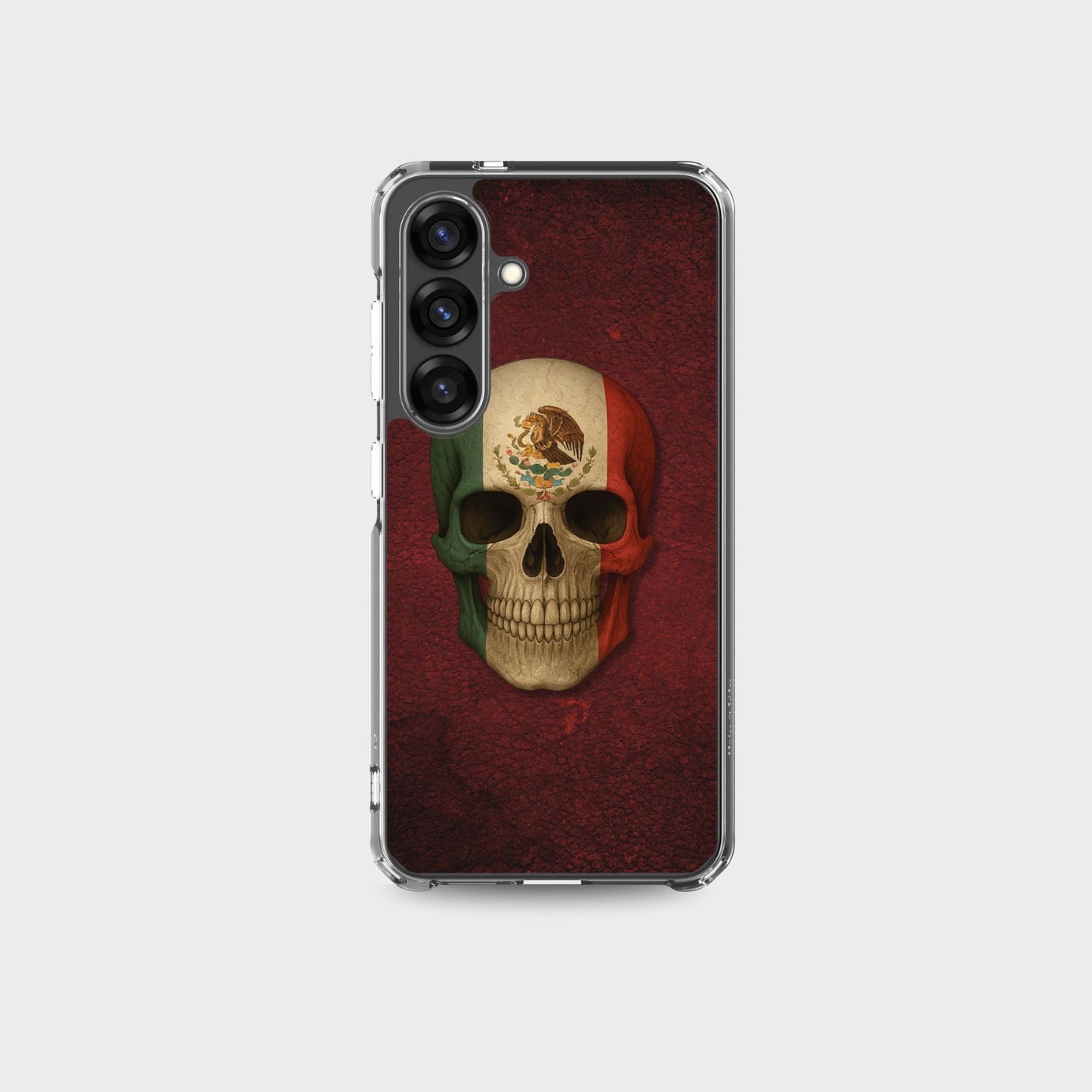 Mexican Flag Skull - Clear Case for Samsung®
