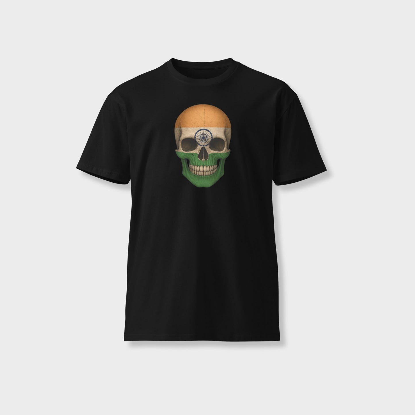 Indian Flag Skull - Unisex Premium T-Shirt