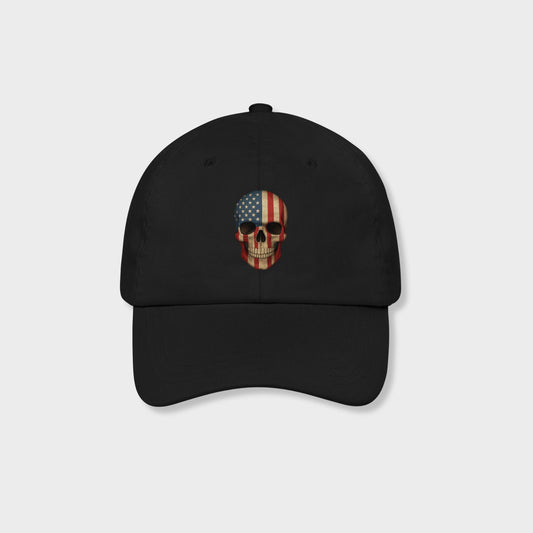 American Flag Skull - Unisex Hat