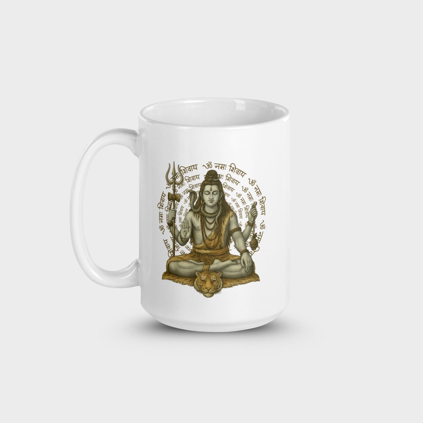 Shiva - Taza blanca brillante