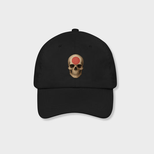 Japanese Flag Skull- Unisex Hat