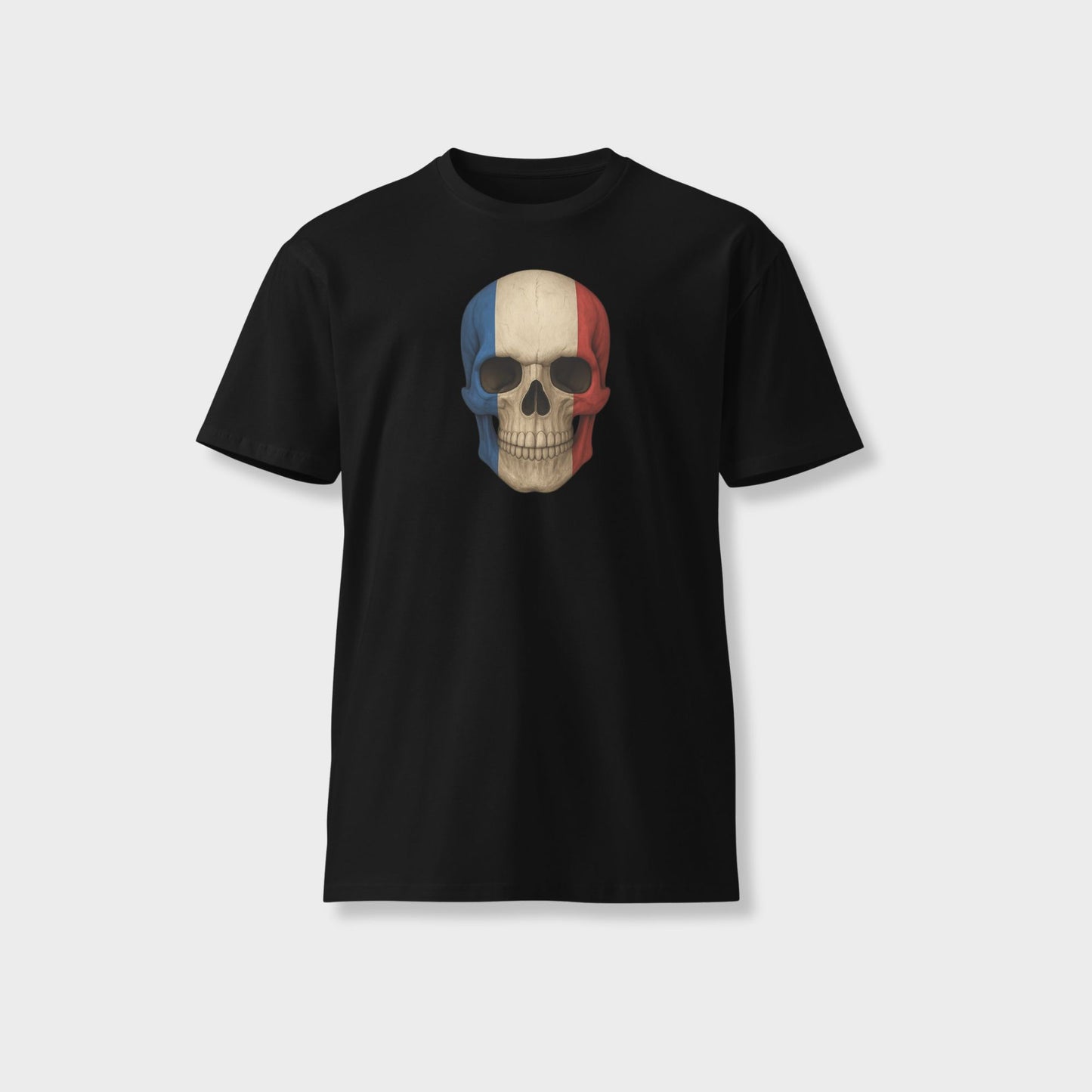 French Flag Skull - Unisex Premium T-Shirt