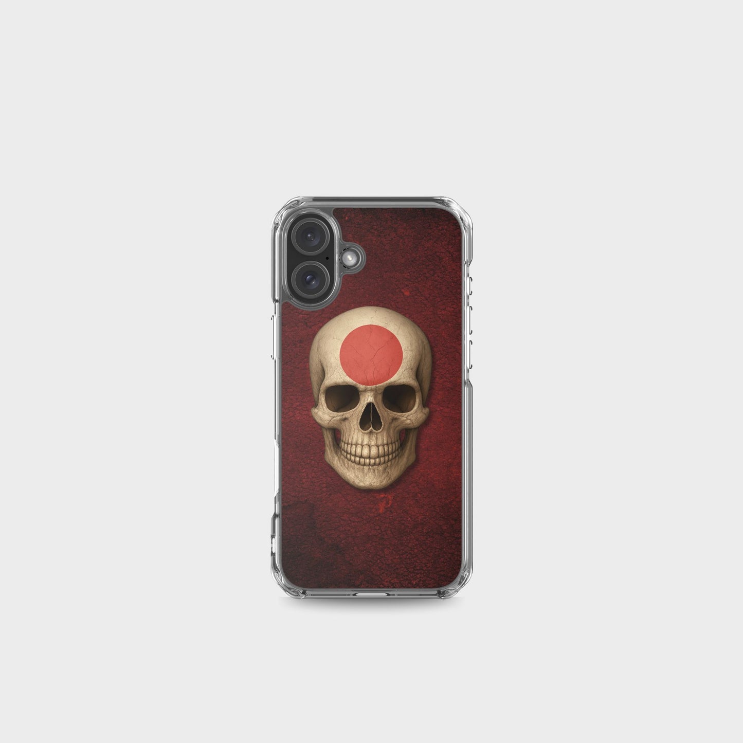 Japanese Flag Skull - Clear Case for iPhone®