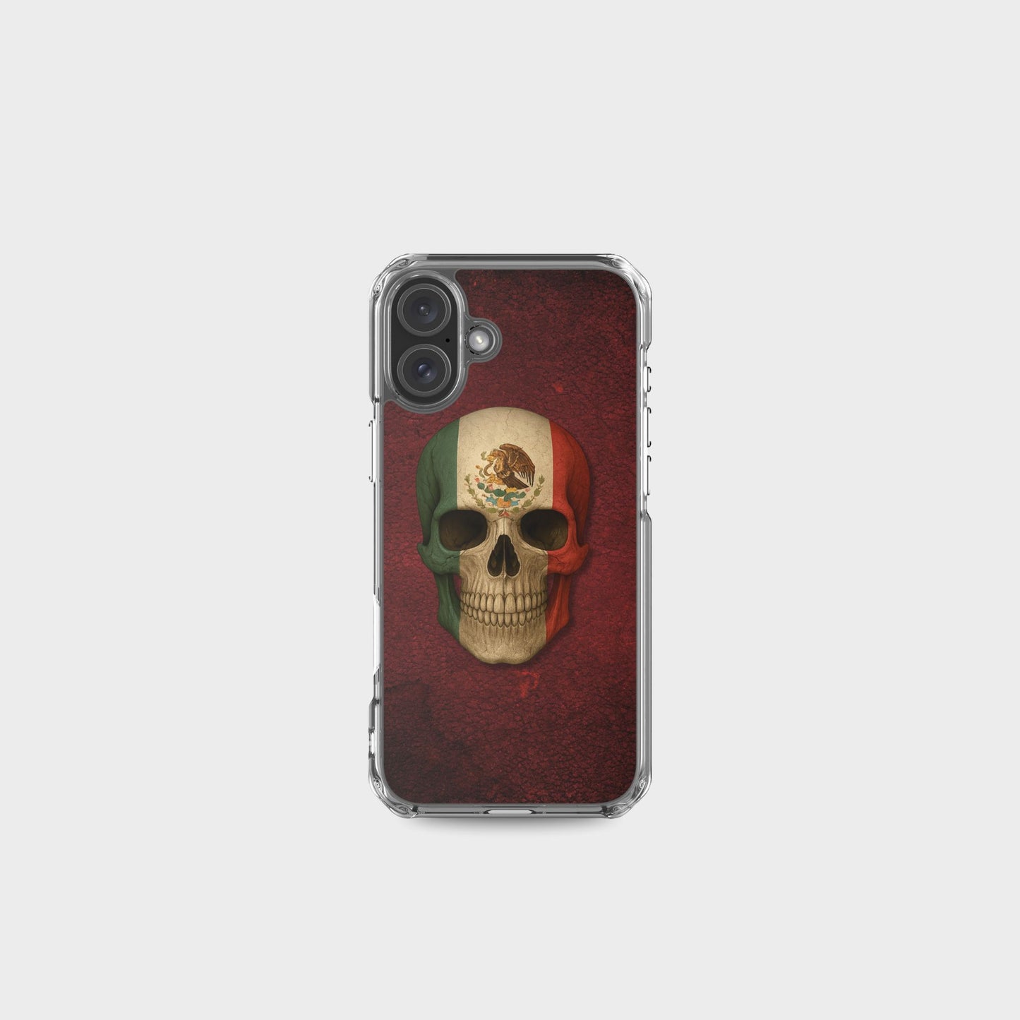 Mexican Flag Skull - Clear Case for iPhone®