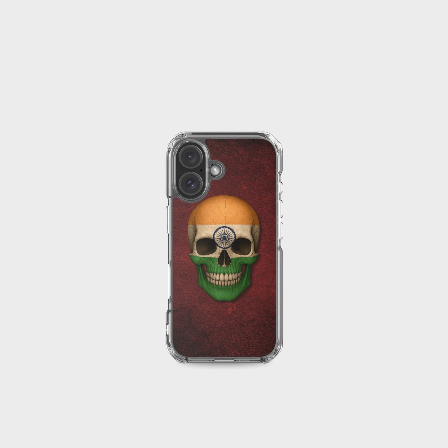 Indian Flag Skull  - Clear Case for iPhone®