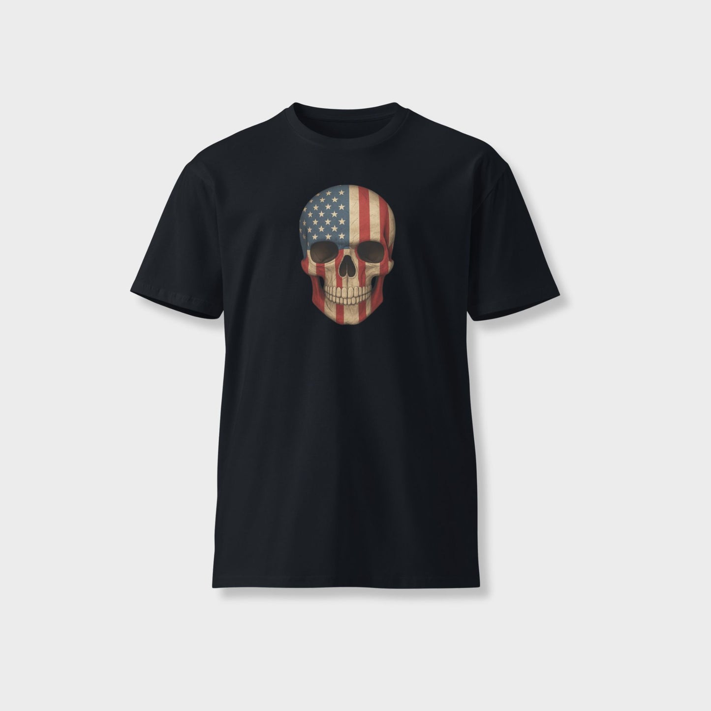 American Flag Skull - Unisex Premium T-Shirt