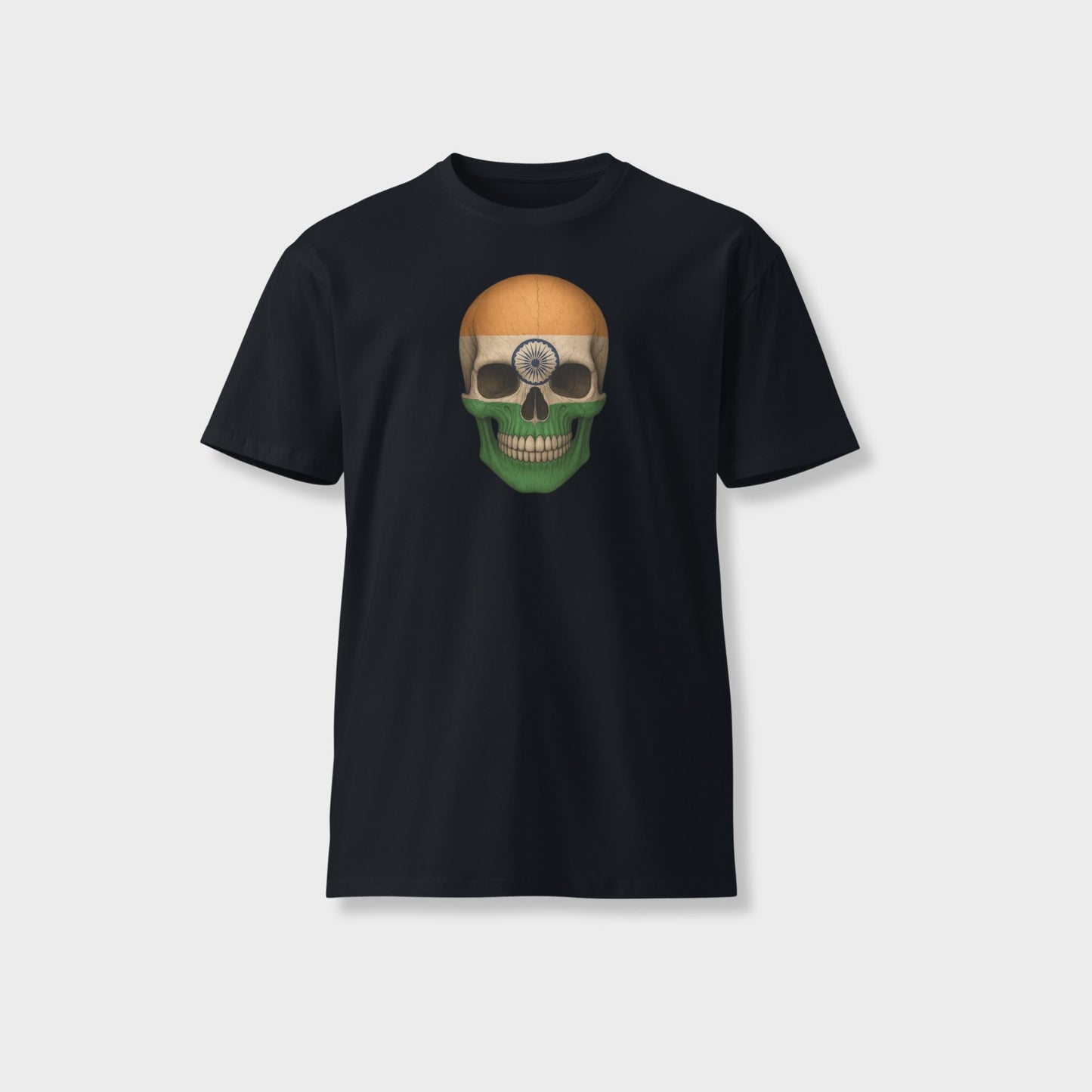 Indian Flag Skull - Unisex Premium T-Shirt